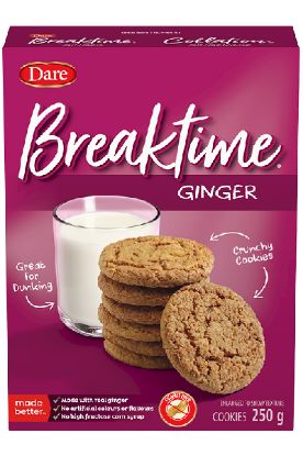 Picture of Dare Breaktime Ginger Cookies 250 Gm