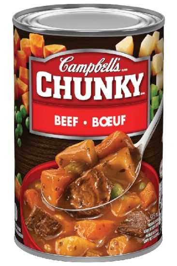 Picture of Campbell/'s Chunky Soup - Beef 515 Ml