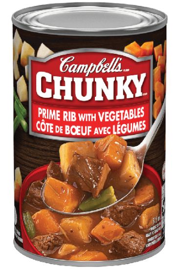 Picture of Campbell/'s Chunky Soup - Prime Rib & Vegetable 515 Ml
