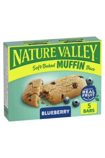 Picture of Nature Valley Soft Baked Muffin Bars - Blueberry 5ct 175 Gm