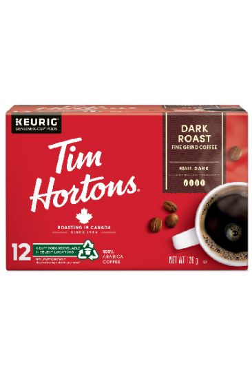 Picture of Tim Hortons K Cups Dark Roast 12ct 126 Gm