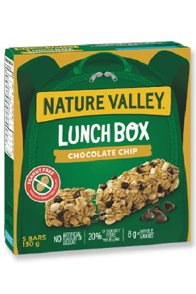 Picture of Nature Valley Lunch Box Chocolate Chip Peanut Free Granola Bars 130 Gm