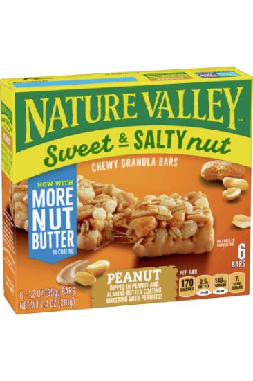 Picture of Nature Valley Sweet & Salty Granola Bar Peanut 6ct 210 Gm