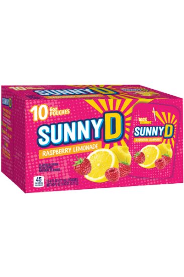 Picture of Sunny D Raspberry Lemonade Pouches 1 Ct