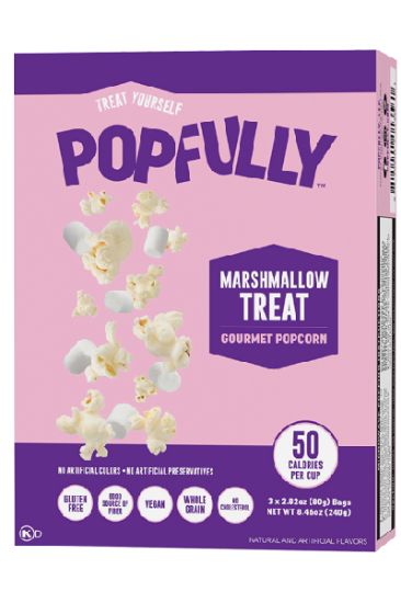 Picture of Popfully Marshmallow Treat Gourmet Popcorn 3ct 2.82 Oz