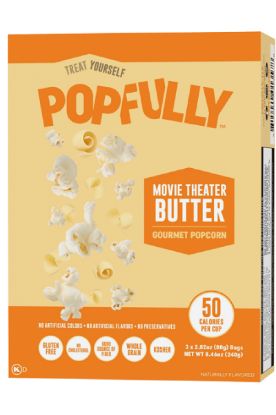 Picture of Popfully Movie Theater Butter Gourmet Popcorn 3ct 2.82 Oz