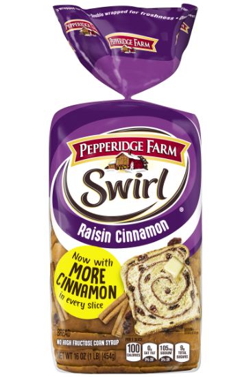 Picture of Pepperidge Farm Cinnamon/Raisin Swirl Bread 16 Oz