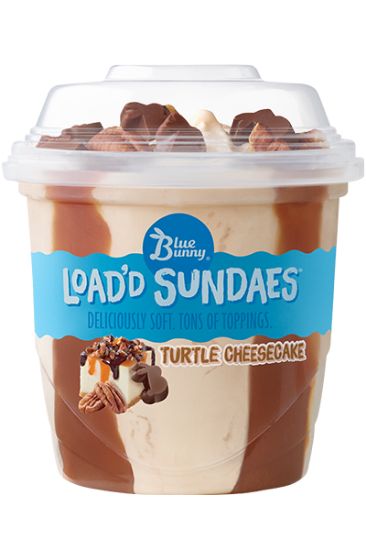 Picture of Blue Bunny Load/'D Sundaes Turtle Cheesecake 8.5 Oz