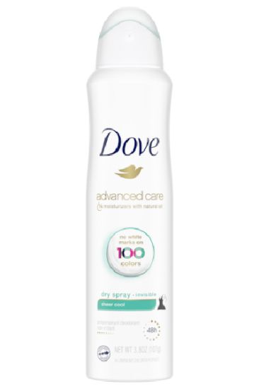 Picture of Dove Advanced Care Dry Spray Sheer Cool 3.8 Oz