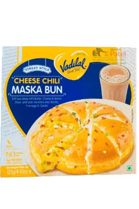 Picture of Vadilal Cheese Chili Maska Bun 125 Grams
