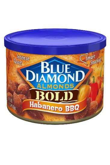 Picture of Blue Diamond Bd Habanero Bbq Almond Cans 6 Oz