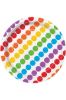 Picture of Unique Rainbow 7 Inch Plate 8 Ct