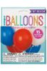 Picture of Unique Red/White/Blue Balloon 12 Inch 10 Ct