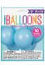 Picture of Unique Baby Blue Balloon 12 Inch 10 Ct