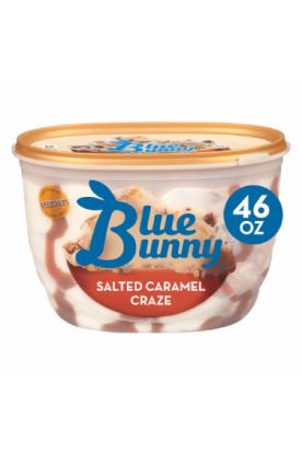 Picture of Blue Bunny Salted Caramel Craze Ice Cream 46 Oz