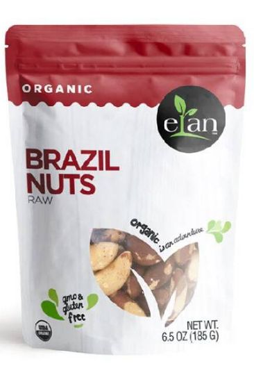 Picture of Elan Organic Raw Brazil Nuts 6.5 Oz