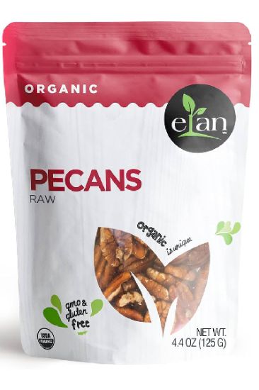 Picture of Elan Organic Raw Pecans 4.4 Oz