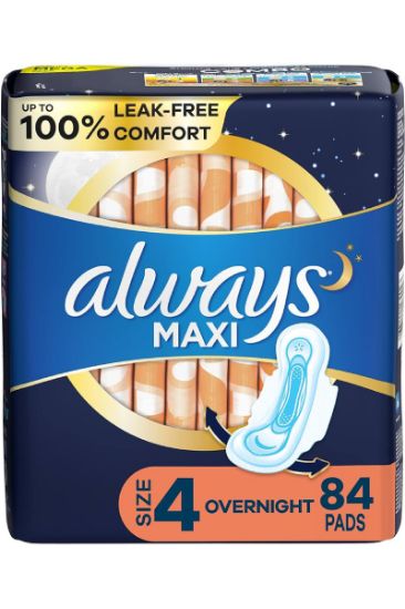 Picture of Always Maxi Size 4 Overnight 16 Ct