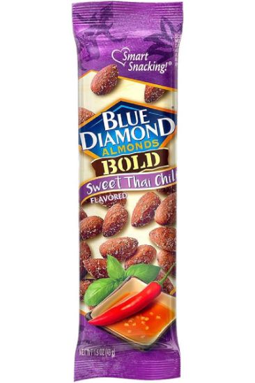 Picture of Blue Diamond Bold Sweet Thai Chili Almonds In Tubes 1.5 Oz