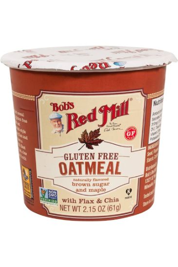 Picture of Bob/'s Red Mill Gluten Free Oatmeal Cup Brown Sugar Maple Bobs 2.15 Oz