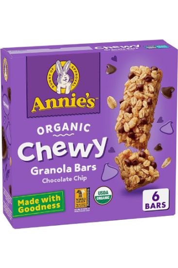 Picture of Annie/'s Organic Chewy Chocolate Chip Granola Bars 6 Ct