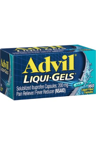 Picture of Advil Ibuprofen Pain Relief Liquidgels - Medium Bottle 40 Ct