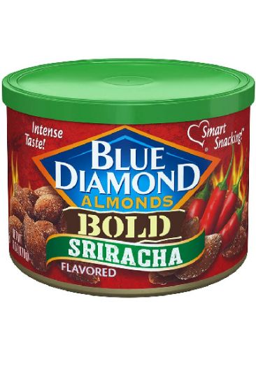 Picture of Blue Diamond Bold Sriracha Almonds In Can 6 Oz