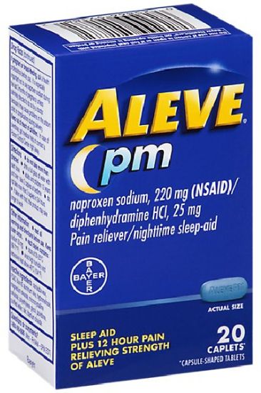 Picture of Aleve Aleve Pm 20ct Caplets 20 Ct