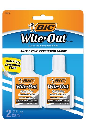 Picture of Bic Witeout Plus Quick Dry 1pk 1 Each
