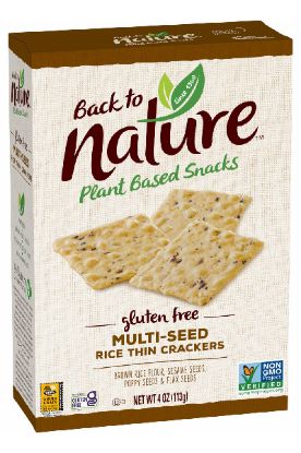 Picture of Back To Nature Gf Multiseed Rice Thin Crackers 4 Oz