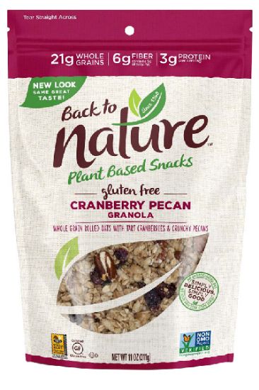 Picture of Back To Nature Natural Cranberry Pecan Granola 11 Oz