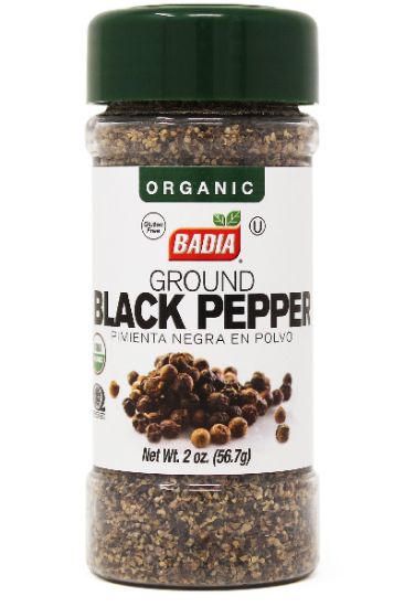 Picture of Badia Organic Ground Black Pepper 2 Oz