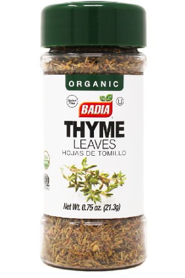 Picture of Badia Badia Organic Standard Thyme Leaves 0.75 Oz