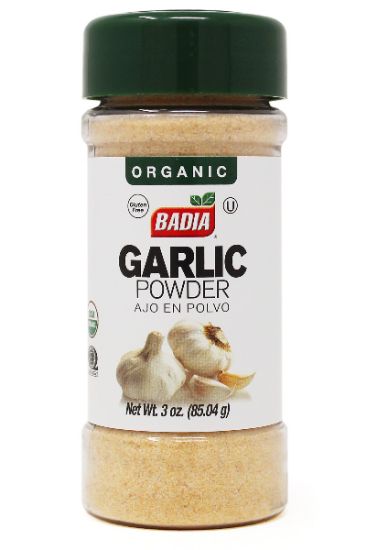 Picture of Badia Badia Organic Standard Garlic Powder 3 Oz