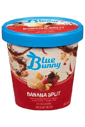 Picture of Blue Bunny Blue Bunny Pints Banana Split 14 Oz