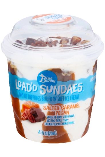 Picture of Blue Bunny Blue Bunny Load/'D Sundaes Salted Caramel Pecan 8.5 Oz