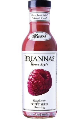 Picture of Briannas Raspberry Poppy Seed Dressing 12 Oz
