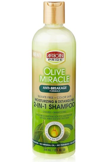 Picture of African Pride 2 In 1 Shampoo & Conditioner 12 Oz