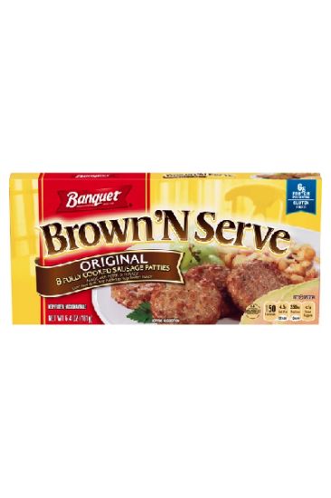 Picture of Banquet Brown & Serve Original Patty 6.4 Oz