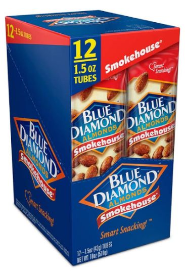 Picture of Blue Diamond Smokehouse Almonds Tubes 1.5 Oz