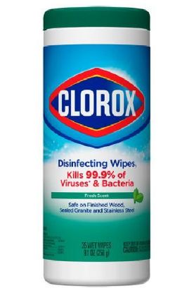 Picture of Clorox Disinfectant Wipes Fresh Scent 35 Ct