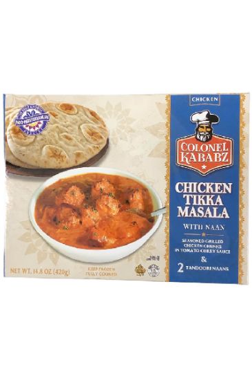 Picture of Colonel Kababz Butter Chicken With Naan 312 Grams