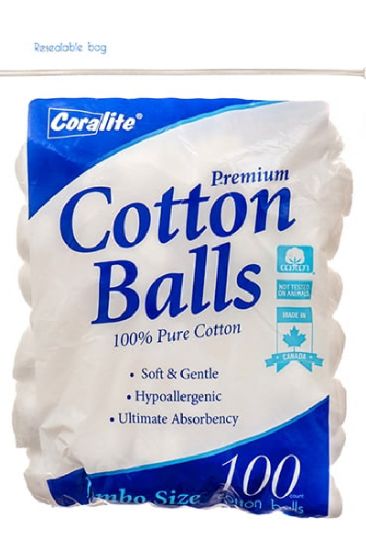 Picture of Coralite Premium Cotton Balls 100 Ct. 100 Ct