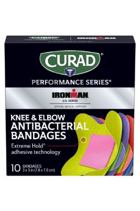 Picture of Curad Curad Perform Bandage Knee/Elbow 6color 10ct Pk 10 Ct