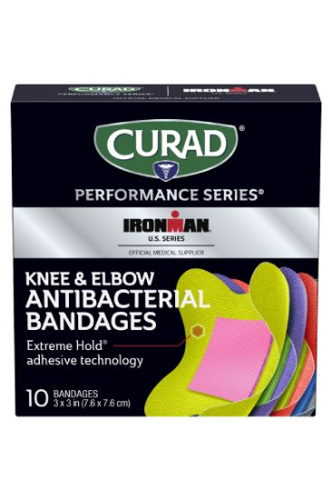 Picture of Curad Curad Perform Bandage Knee/Elbow 6color 10ct Pk 10 Ct