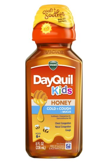 Picture of Dayquil Kids Cold And Cough Honey 8 Oz
