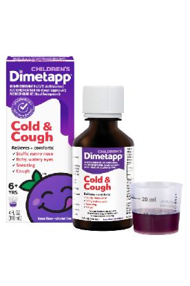 Picture of Dimetapp Cold & Cough Relief Liquid - Grape 4 Oz