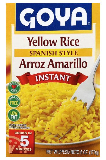 Picture of Goya Instant Yellow Rice 6 Oz