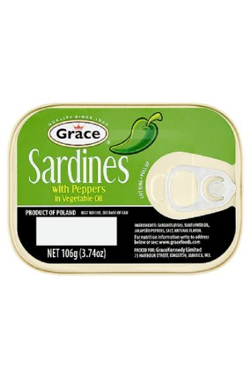 Picture of Grace Sardines In Oil With Pepper 3.74 Oz