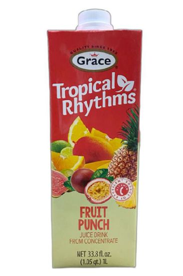 Picture of Grace Tropical Rhythms Fruit Punch Juice 1 Ltr